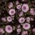 Olive Green/Pink Mauve Goth Floral
